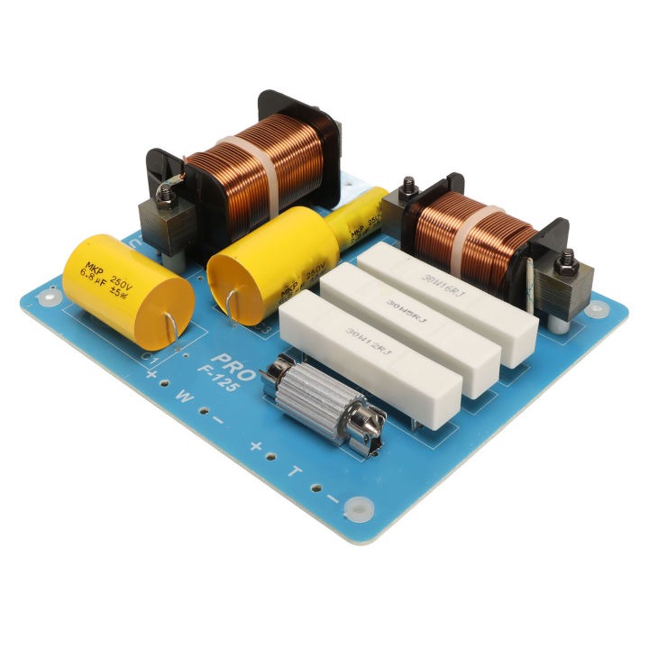 2 Way Crossover Filter 800W Maximum Treble Bass Professional Frequency ...