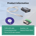 USB 2.0 to RS485 -485 RS422 -422 DB9 COM Serial Port Device. 