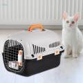Hard Sided Cat Carrier Cage Carrier for Kitten Indoor Outdoor. 