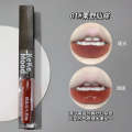 keke mood Glossy Double-Ended Glaze Water Mirror Gloss Matte Lip Mud Bare Face Affordable Lipstick. 