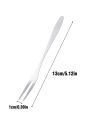 1/10Pcsstainless steel fruit fork western dessert sign salad fork cake fork stainless steel fork. 