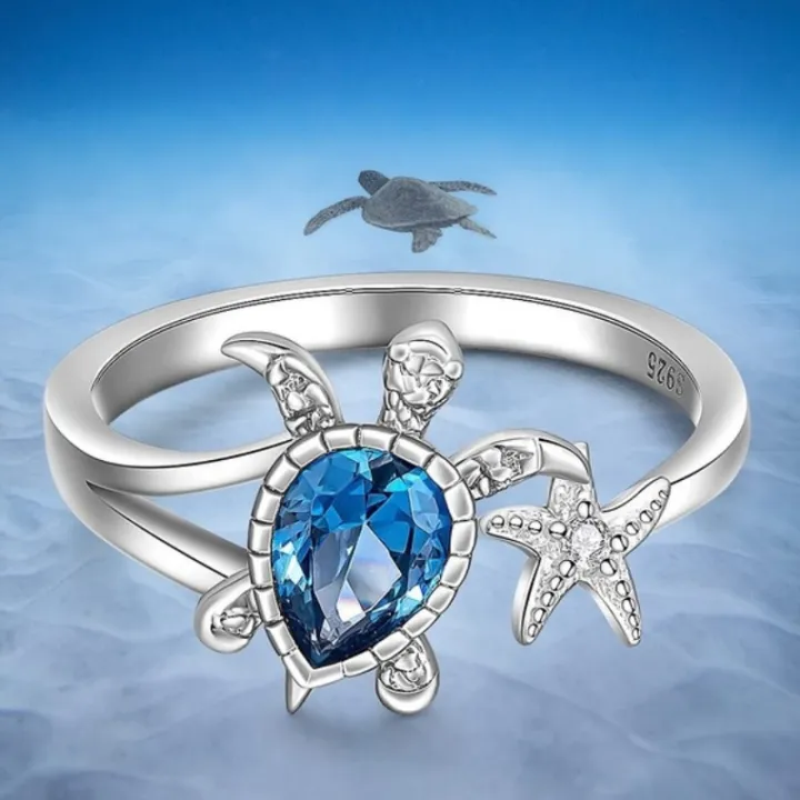 Designer%20Jewelry%20Sea%20Turtle%20Starfish%20Rings%20for%20Women%20Blue%20Topaz%20Cute%20Ocean%20Gifts%20Animal%20Valentines%20Day%20Gift%20Girl%20Party%20Anillos%20-%20Image%203
