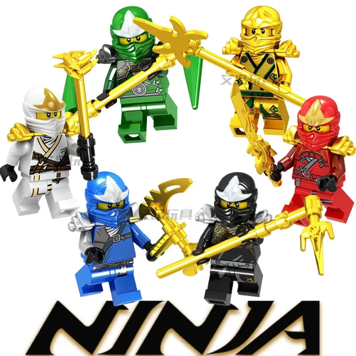 Ninjago%20Compatible%20with%20LEGO%2011%20Season%20Hero%20Scroll%20Character%20Lloyd%20Kaisen%20Jeanie%20Kyo%E6%8B%BC%E8%A3%85%20Building%20Blocks%20-%20Image%205