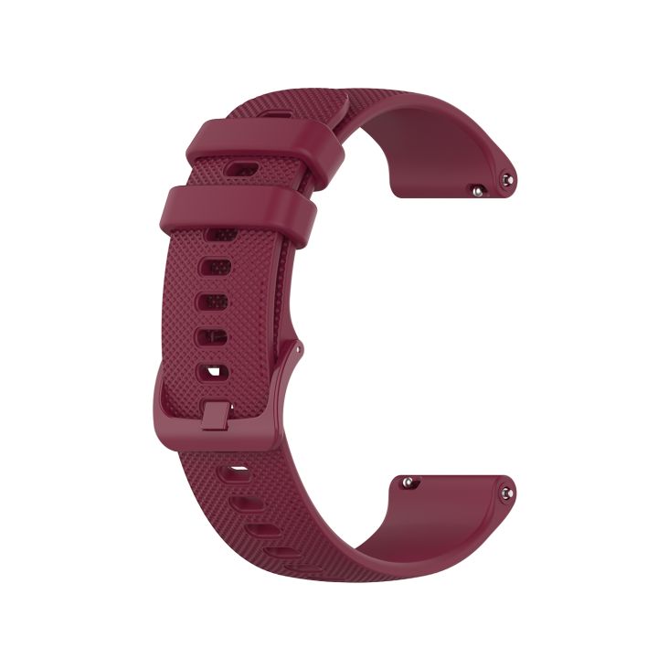 Watch Strap For Samsung Galaxy Watch 4 40mm / 44mm 20mm Checkered Silicone Watch Band