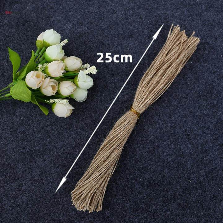 Jute Twine Rope Craft Twine Rope Present Wrapping Cord Packing String for Crafts Tags Cards