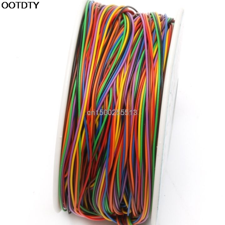 【TopazTrove】OOTDTY One Roll 8 Colors 30AWG Wire Wrapping Wire, Tinned ...