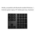 HXSJ BT 3.0 Wir-eless Numeric Keypad 34 Keys Digital Keyboard for Accounting Teller Windows IOS Mac OS Android PC Tablet Laptop. 