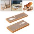 Cat Scratchers Cardboard Scratching Lounge Bed Grinding Claw Scratch Pad Toy 37cmx12cmx2cm. 