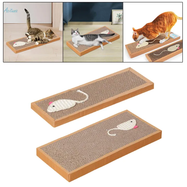 Cat%20Scratchers%20Cardboard%20Scratching%20Lounge%20Bed%20Grinding%20Claw%20Scratch%20Pad%20Toy%2037cmx12cmx2cm%20-%20Image%202