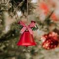Christmas Bell Ornaments Christmas Hanging Ornament for Door Wreath Holiday. 