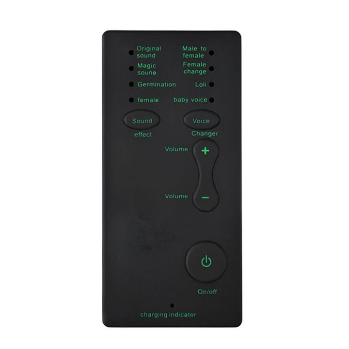 Mini portable sound effects machine sound card for real-time chat and sound conversion