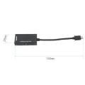 Micro-USB to HDMI Adapter 1080P HDMI Cable for Android Phone Tablet TV Support 192KHz Digital Audio. 