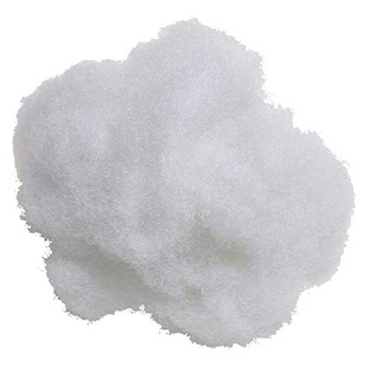 Soft poly Fiber, Polyester Synthetic Cotton Filling for Cushion, Pillow, Teddy Bear, Toy Stuffing (500 g)/ poly Fiber gaming roof ceiling decoration roof cloud decoration