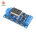 DC 12V 24V Time Delay Relay Switch Module Trigger Cycle Circuit Board Dual MOS Control Timer Relay DC Motor LED. 