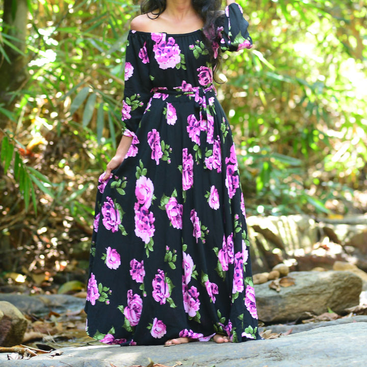 off%20shoulder%20Frock%20-%20Image%203
