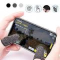 2PCS Sleep-proof Sweat-proof Professional Touch Screen Thumbs Finger Sleeve for Mobile Phone Game Gaming Gloves. 