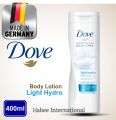DOVE Nourishing Body Care Light Hydro or LIGHT CARE Body Lotion Refreshing 48H for Normal Skin 400ml (Dlhr). 