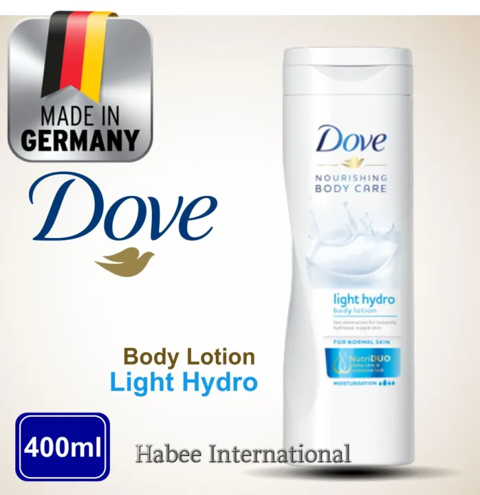 DOVE%20Nourishing%20Body%20Care%20Light%20Hydro%20or%20LIGHT%20CARE%20Body%20Lotion%20Refreshing%2048H%20for%20Normal%20Skin%20400ml%20(Dlhr)%20-%20Image%202