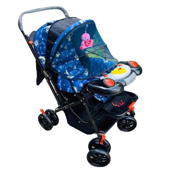 New Baby Music Stroller Fold and unfold Indoor and outdoor use Full Function Baby Go Cart With Music LittleKidzz