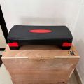 TUFF Fitness Multifunctional Adjustable Aerobic Step with Storage Compartment Plyometrics Box Aerobic Stepper for Workouts, Multiple Styles. 