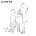 ECHIDNA Propose Marriage Cutting Dies Scrapbook DIY Album Paper Cards Embossing Stencils. 