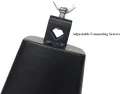 LP 7" Metal Steel Cow Bell Noise Maker Cowbell Percussion Instrument for Drum Set Kit Percussion. 