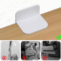 2Pcs/Set Table Corner Fixer Safety Protective Anti-Tipping Holder Connector Free Punch Drawer Cabinet Furniture Holder Set. 
