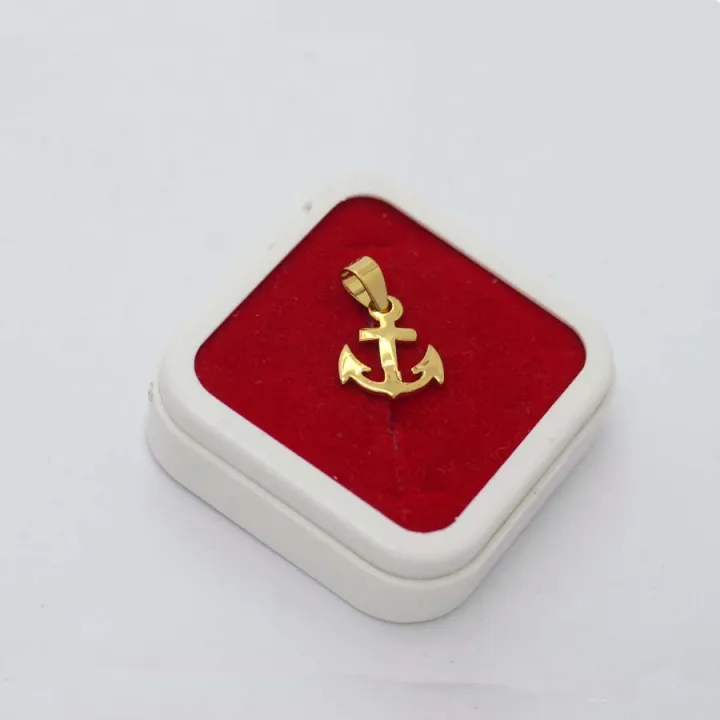 Gold Plated Gold Fused Stainless Steel Anchorr Pendant Guarantee Fashion and Stylish Design for Men