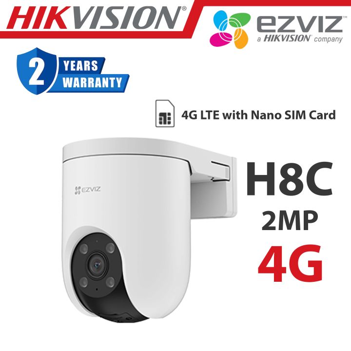Ezviz H8c 4G smart camera (New Version) Hikvision 4G Camera H8c