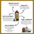 BARAKA Virgin Coconut Oil Made From Cold Pressed Fresh Coconut Mature Kernel  Healthy cooking. 