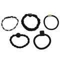 5cm 5pcs/bag New High Elasticity Rubber Band Fabric Hair Loop for Girls Hair Ornament. 