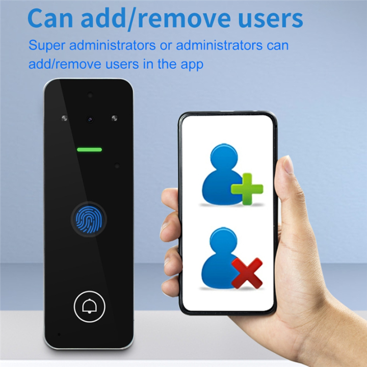 Keypad Visual Video Intercom Access Control Keypad Visual Doorbell Tuya Smart RFID ...