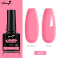 Monja 8Ml Plastic Bottle Pure Color Uv Led Nail Gel Polish Varnish Soak-Off Nail Art Gel Diy Painting Manicure Tool. 