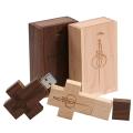 New specials Cross USB Flash Drive Free Custom Logo Pen Drive Crucifix Memory Stick Wooden Box Transparent Lid Pendrive 128GB 64GB 32GB 16GB. 