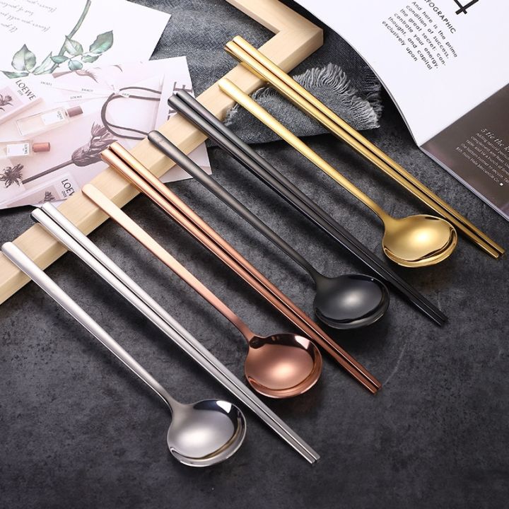 %E3%80%90HOT%E3%80%91%20Korean%20Long%20Handle%20Chopsticks%20Spoon%20Cutlery%20Set%20Reusable%20Stainless%20Steel%20Non-Slip%20Sushi%20Sticks%20Food%20Soup%20Spoon%20Dinnerware%20Set%20-%20Image%202
