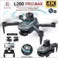 L200 PRO MAX Drone GPS Brushless Motor 4K HD Profesional FPV Quadcopter 2-Axis Gimbal 360° Obstacle Avoidance RC Drone L200 PRO. 