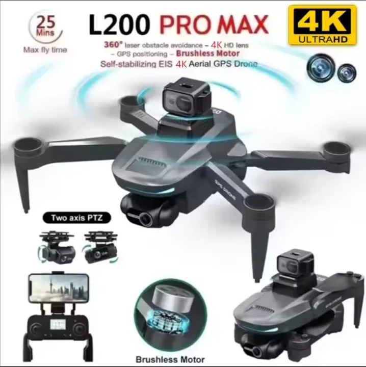 L200%20PRO%20MAX%20Drone%20GPS%20Brushless%20Motor%204K%20HD%20Profesional%20FPV%20Quadcopter%202-Axis%20Gimbal%20360%C2%B0%20Obstacle%20Avoidance%20RC%20Drone%20L200%20PRO%20-%20Image%208