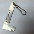 0-15mm Steel Chamfer Gauge Ruler 90 Degree Ruler Right Angle Accuracy Pocket Welding Tool. 