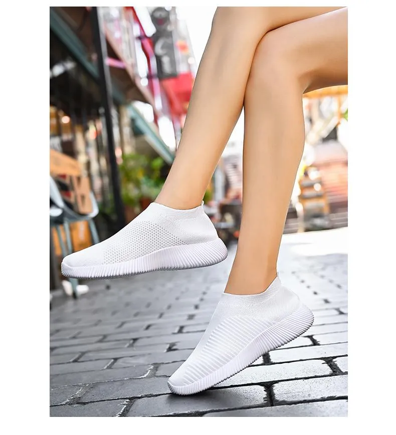 Shoes For Women Comfortable Women s Sneakers Sock Running Shoes Breathable Slip on Women s Shoes Athletic Shoes Ladies Shoes Casual Women s Sports Shoes Daraz.lk