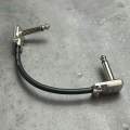 Guitar Patch Cable for Guitar Pedal Board, Guitar Pedals 1/4" inch TS Right Angle Guitar Patch Cable Flexible Patch Cords for Guitar Pedals. 