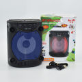 Portable Bluetooth Speaker With MP3, TF/USB, Bluetooth, FM Radio, BT SPEAKER ZQS-1418 Karaoke Portable Bluetooth speaker LED light Super Bass Speakers USB Charging. 
