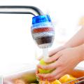 【WEJA】5 Layers Activated Carbon Water Purifier Kitchen Tap Filter Bathroom Faucet Filter Purification Tool for Home Use. 