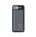 Aspor A396 20000mAh Power Bank With PD Charging, Capacity 20000 mAh / 22.5W, LCD digital display, IQ output. 