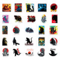 50 Monster Godzilla Anime Cartoon Graffiti Decorative Lap Motorcycle Skateboard Car Water Cup Waterproof Sticker. 