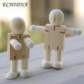Wooden Robot Figure Wooden Jointed Figures Diy Art Crafts Supplies for Photography Prop Children Painting Artistic Photography Accessory. 