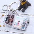 1 Piece Mini Small Photo Album Keychain 16 Pictures Book Holder KeyringV DIY Gifts for Boyfriend Girlfriend. 