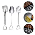 Watermelon Spoon Fork Baby Metal Children Tableware Fruit Accessories Adorable Toddler Stainless Steel. 