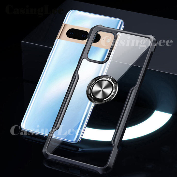 for%20Google%20Pixel%207%20Case%20Hard%20Clear%20Transparent%20Shockproof%20Car%20Magnetic%20Holder%20Ring%20Back%20Cover%20Casing%20Hp%20Google%20Pixel7%20Phone%20Cases%20Cover%20-%20Image%204
