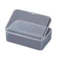 2PCS/LOT Transparent Rectangular Box Clear Plastic Box Small Plastic Jewelrybox Electronic Parts storage Box Tools Box 9X6X3.2CM. 