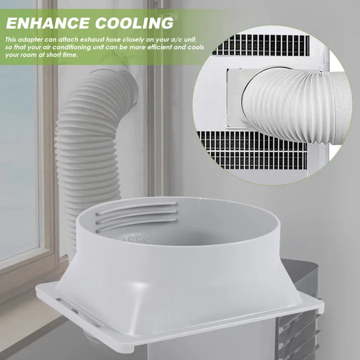 Portable%20Air%20Conditioner%20Exhaust%20Hose%20Coupler%20Window%20Adapter%20A/C%20Unit%20Tube%20Connector%20Parts%20&%20Accessories%20Square%20to%20Round%20-%20Image%205